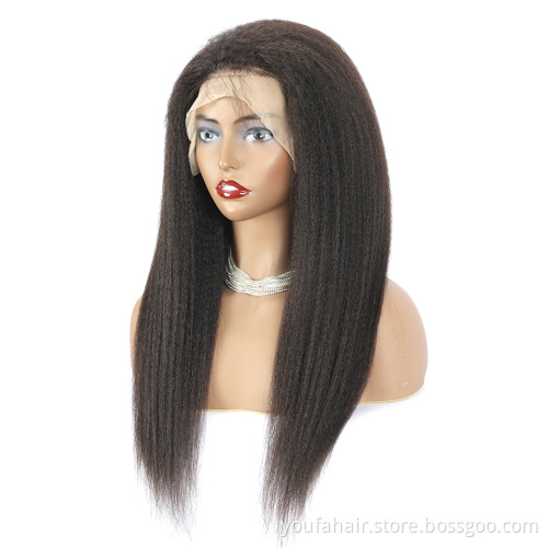 Wholesale Wigs Human Hair 13*4 13*6 HD Lace Front 150 Density High Quality Indian Virgin Human Hair Wigs For The Black Woman